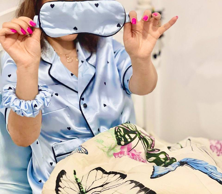 چشم بند ساتن دورو