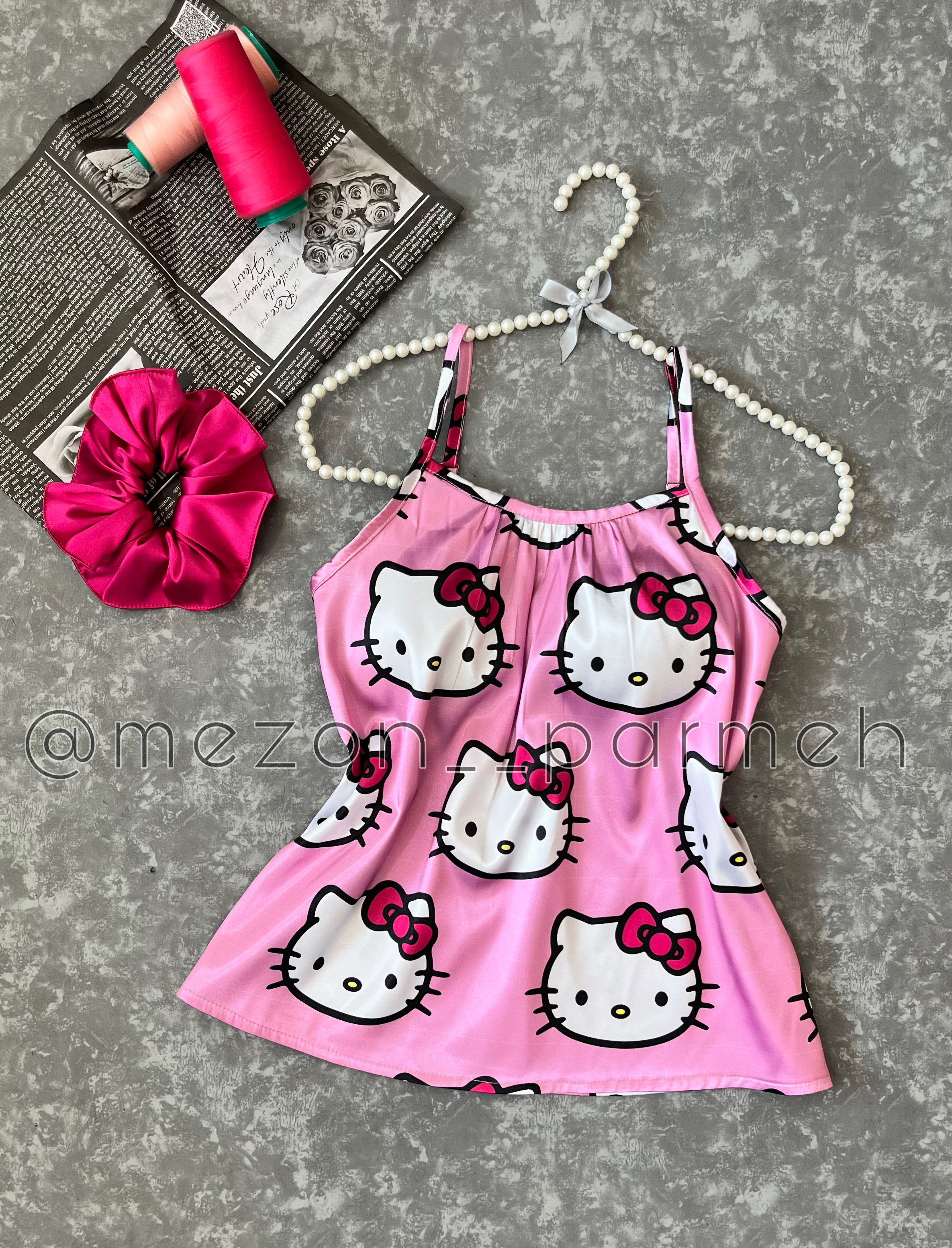 تاپ زنانه مدل کیتی پرمه